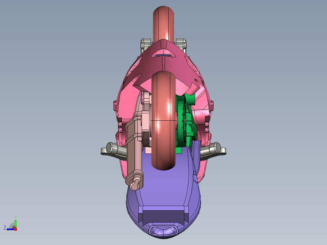 摩托车 3D模型