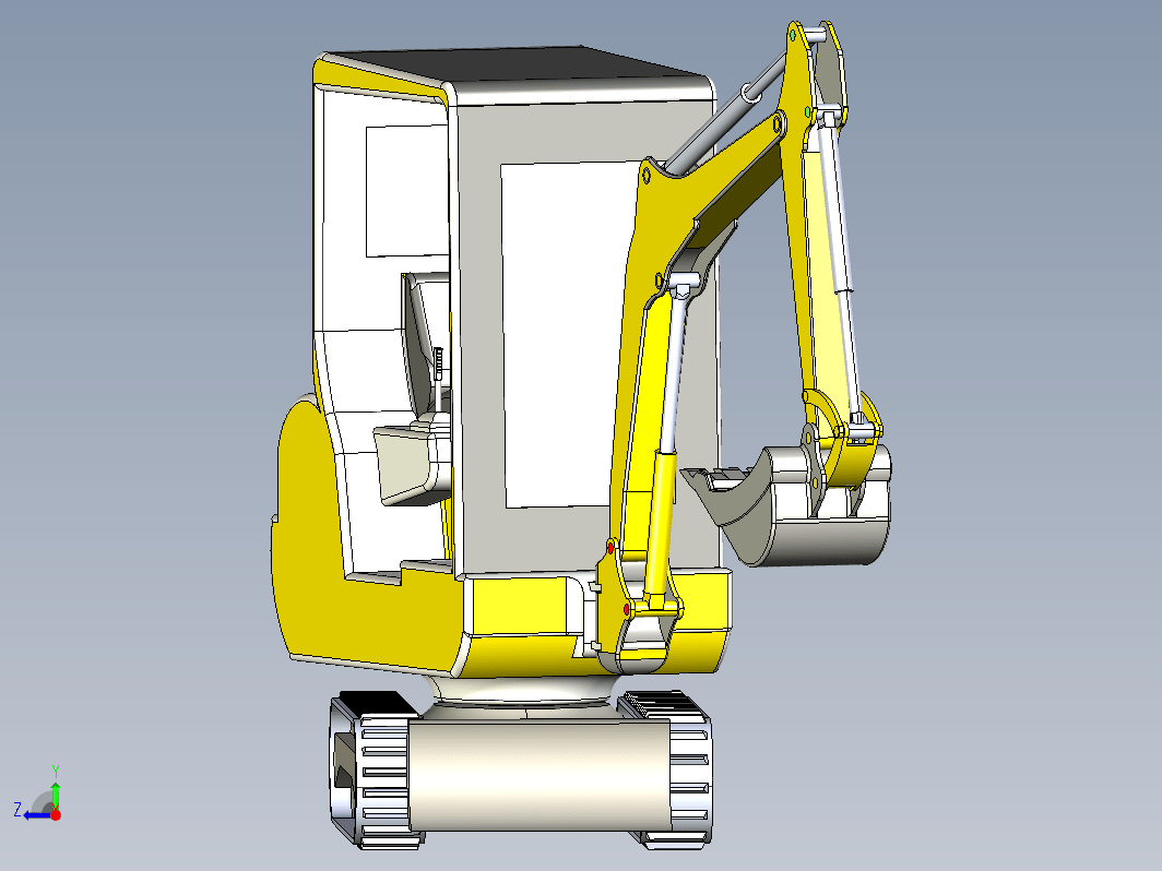 小型挖掘推土机 Mini excavator