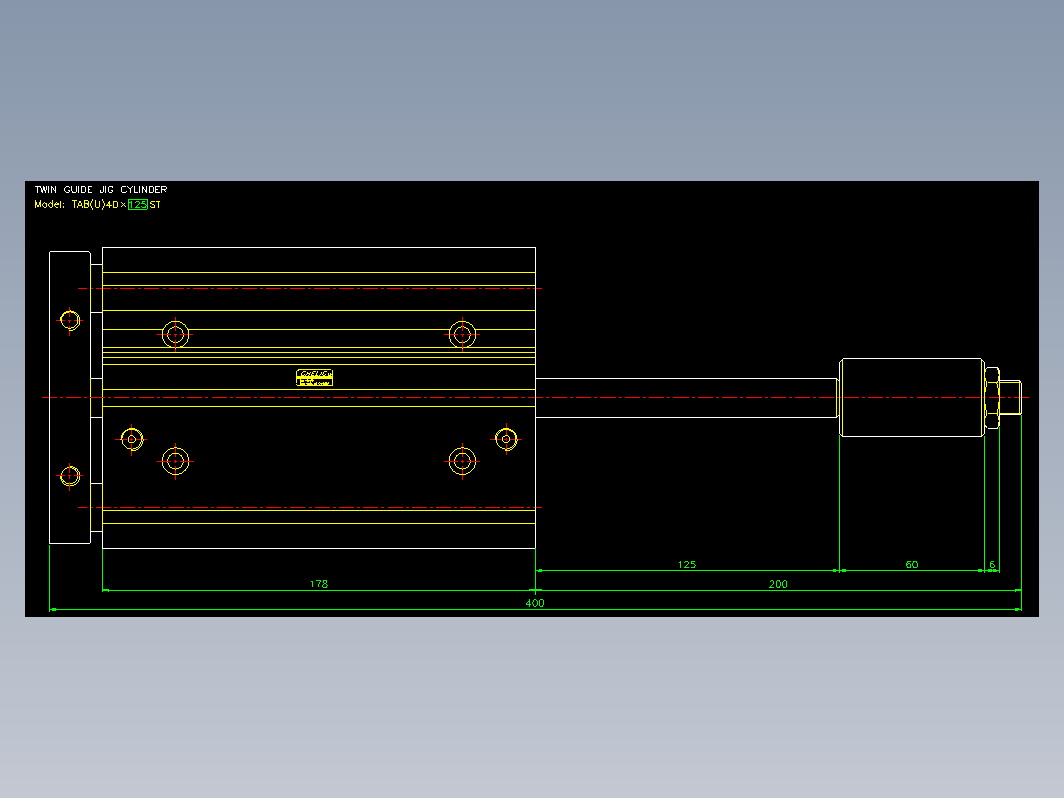 气缸 40x125