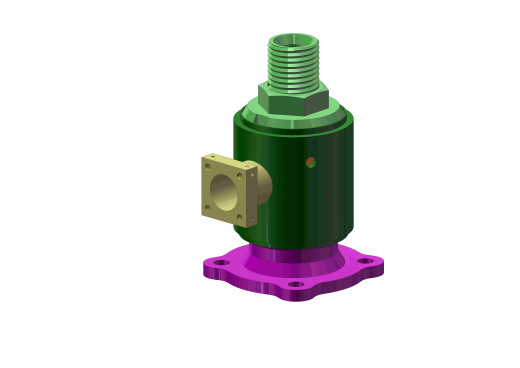 电磁阀装配体SolidWorks格式三维SW2013无参缩略图