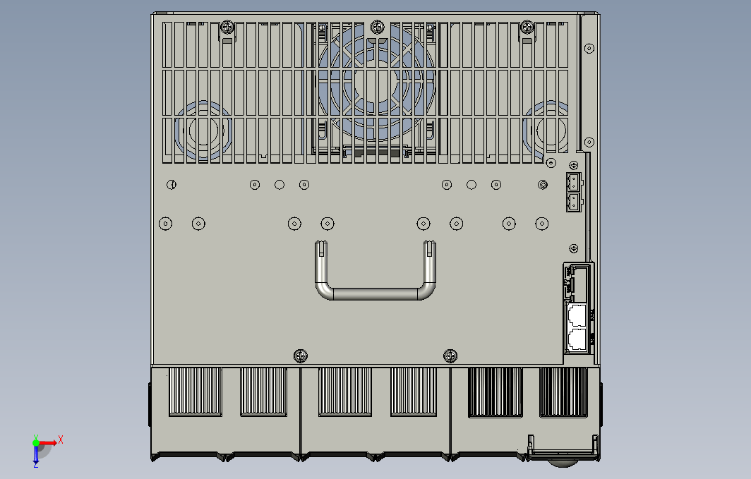 高性能多机传动驱动器STEP_B00(MD810-20M4T160G000W+整机外形图)