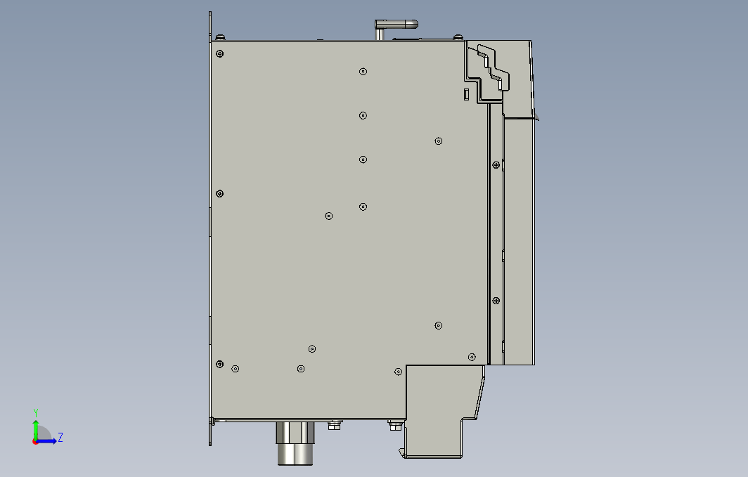 高性能多机传动驱动器STEP_B00(MD810-20M4T160G000W+整机外形图)