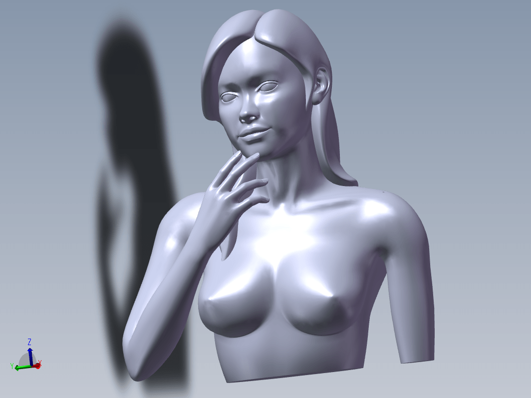 人体 模特 3D 美女 3D打印