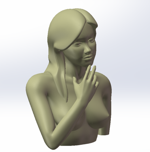 人体 模特 3D 美女 3D打印缩略图