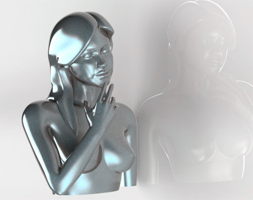 人体 模特 3D 美女 3D打印缩略图