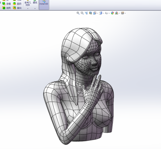 人体 模特 3D 美女 3D打印缩略图