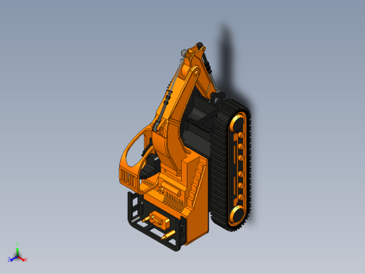 CATIA V5R20 挖掘机模型玩具