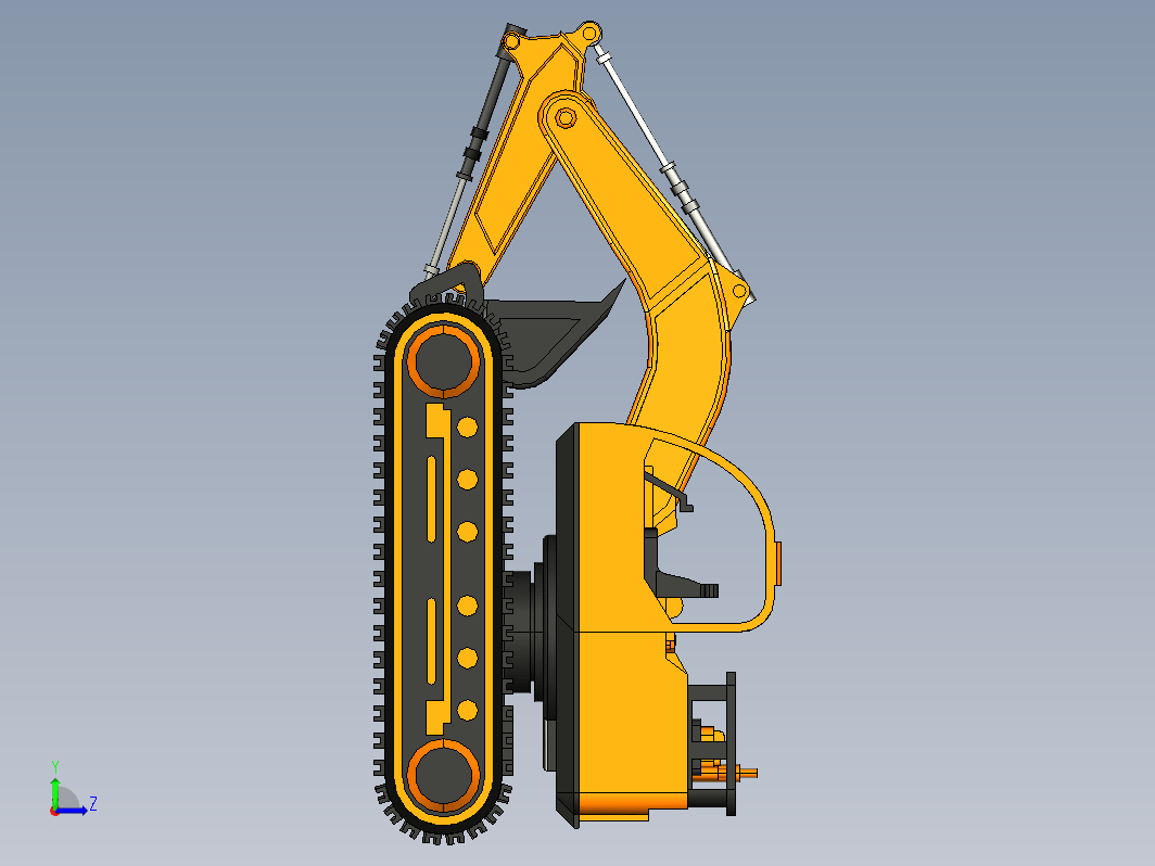 CATIA V5R20 挖掘机模型玩具