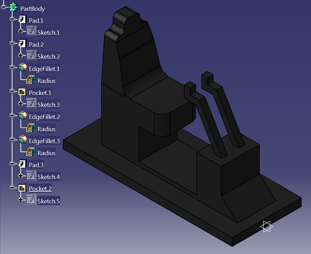 CATIA V5R20 挖掘机模型玩具