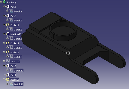 CATIA V5R20 挖掘机模型玩具缩略图