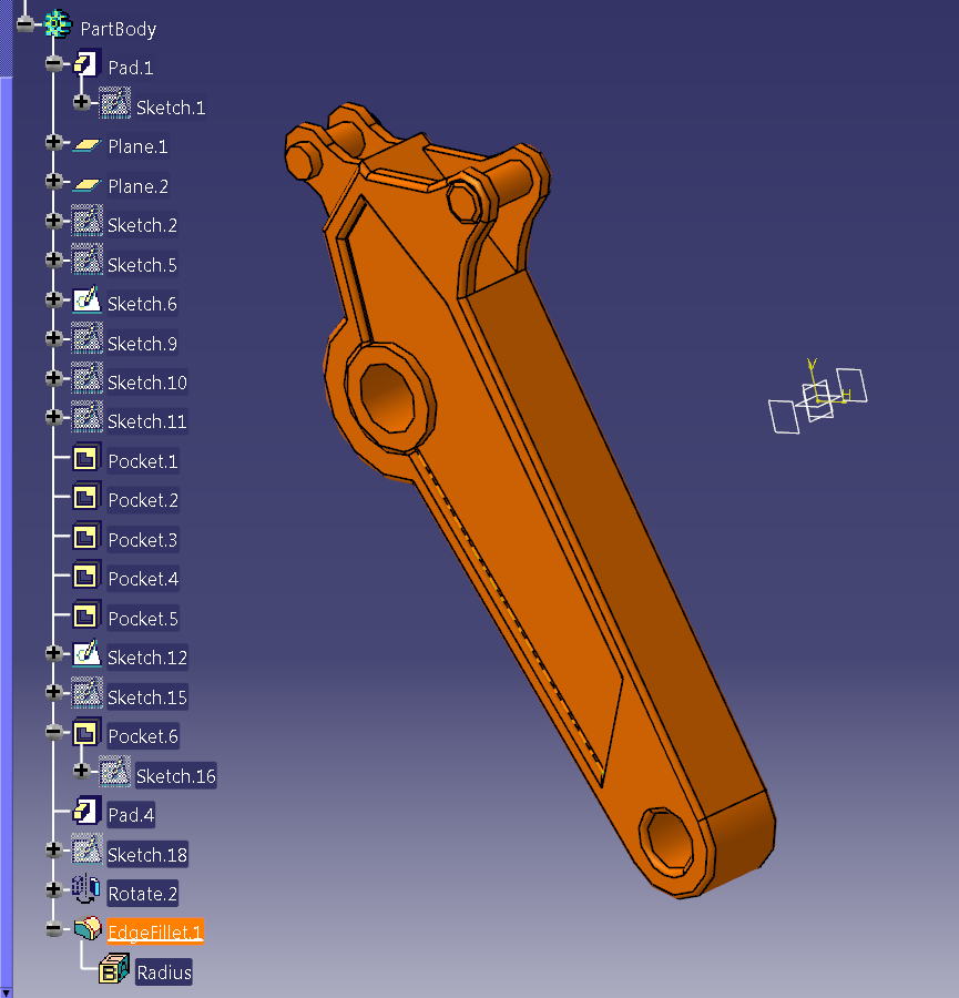 CATIA V5R20 挖掘机模型玩具