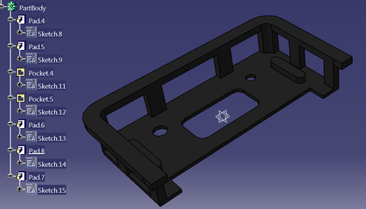 CATIA V5R20 挖掘机模型玩具缩略图
