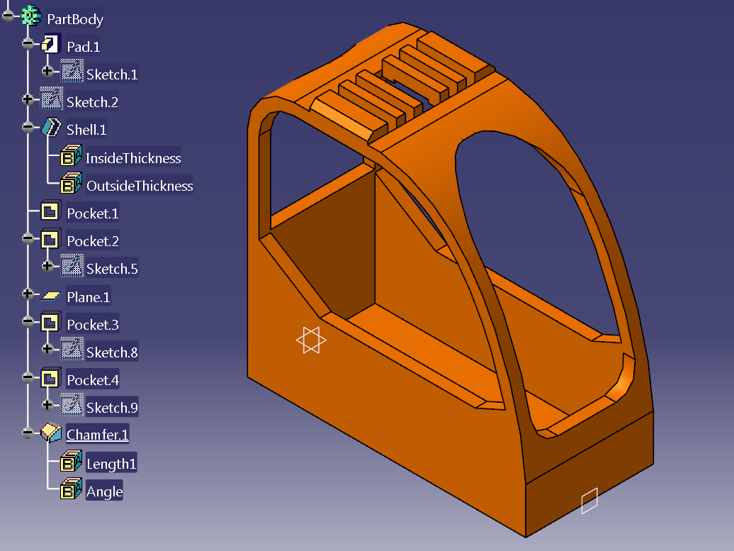 CATIA V5R20 挖掘机模型玩具