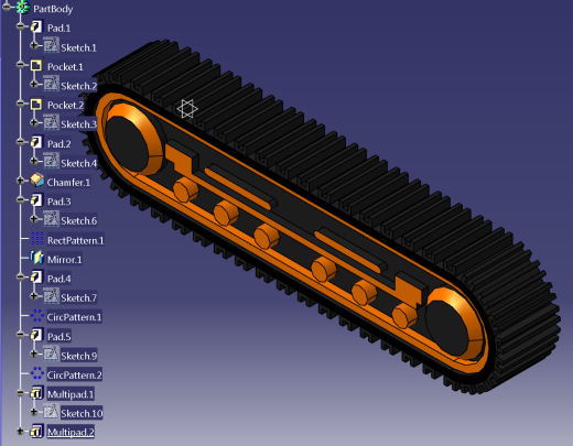 CATIA V5R20 挖掘机模型玩具缩略图