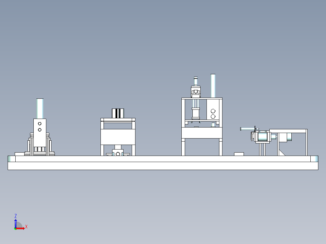 一整条产线的3D建模