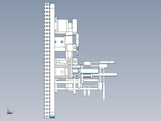一整条产线的3D建模缩略图