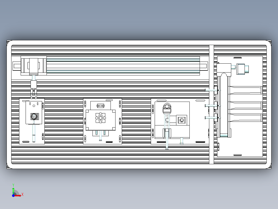 一整条产线的3D建模