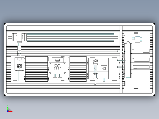 一整条产线的3D建模缩略图