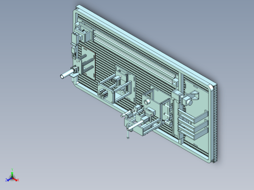 一整条产线的3D建模缩略图