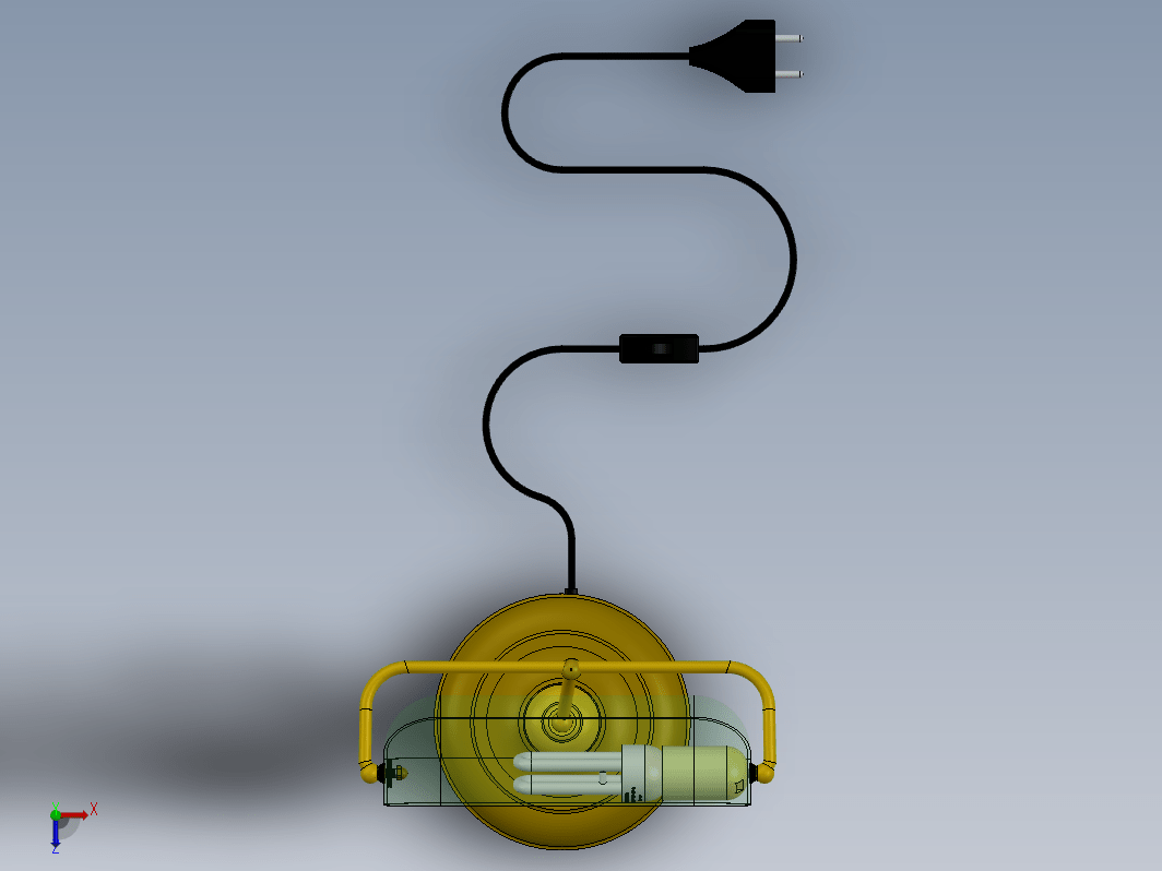 台灯Solidworks设计图纸