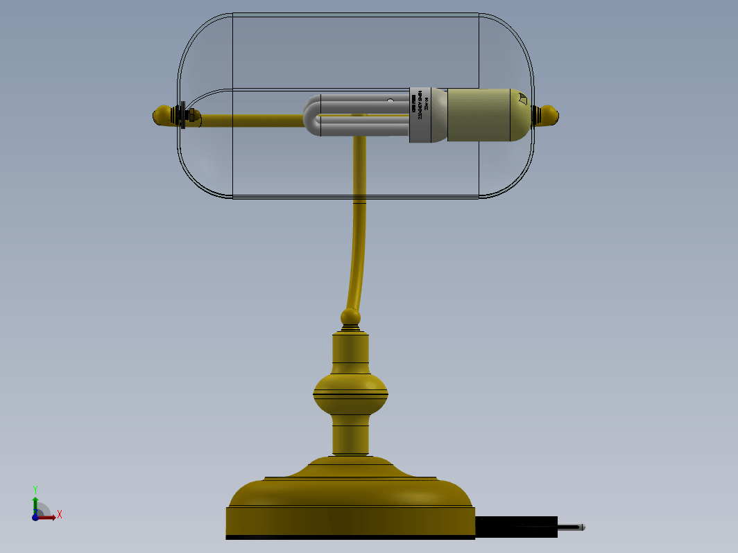 台灯Solidworks设计图纸