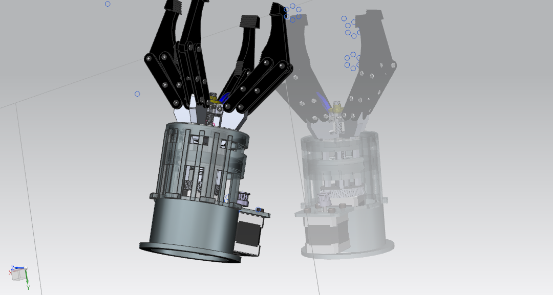 Robotic Gripper四爪机器人夹持机构