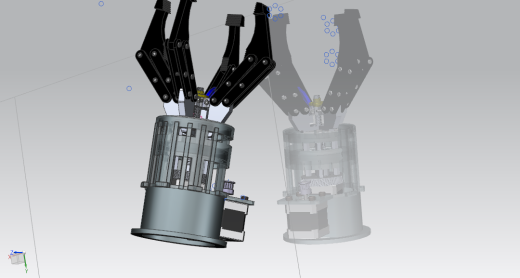 Robotic Gripper四爪机器人夹持机构缩略图