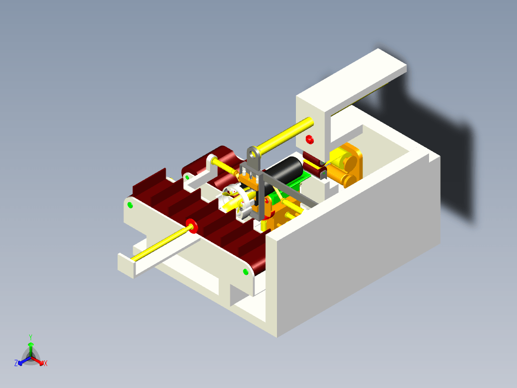 食用菌自动套袋设备三维Step+CAD+说明书