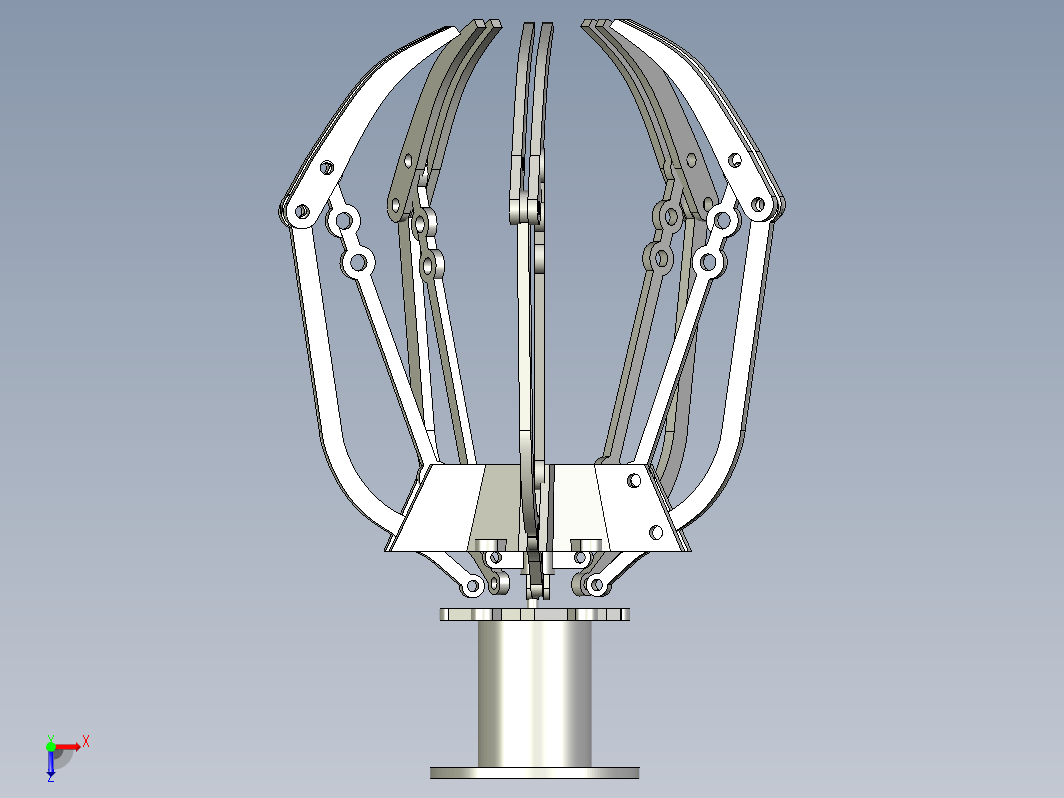 取放抓取机构 grab-mechanism