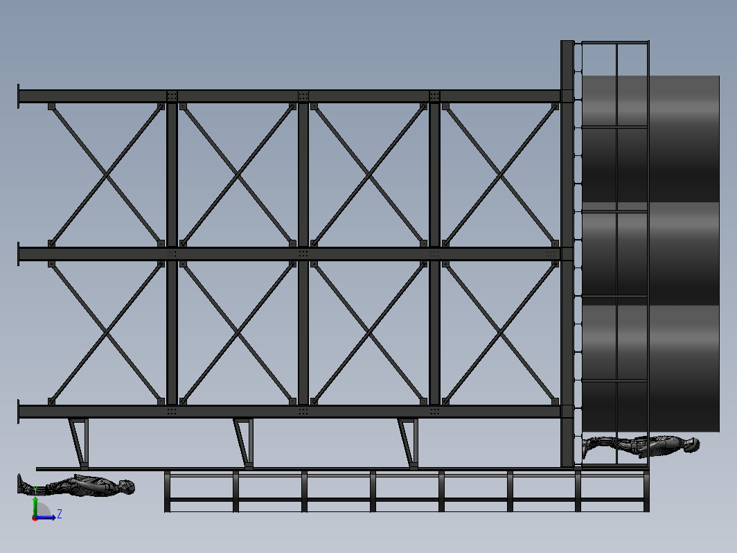 25m3水箱平台