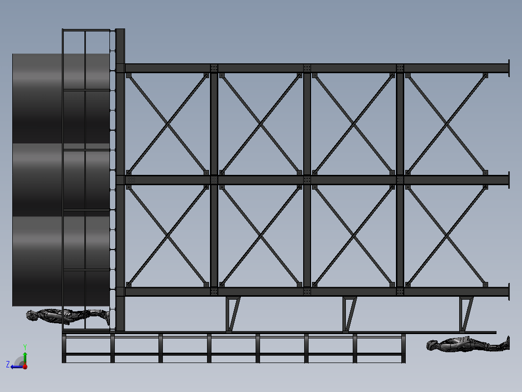 25m3水箱平台