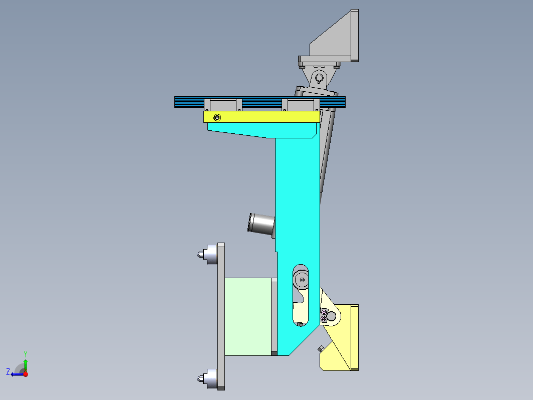 气缸寸肘顶升机构