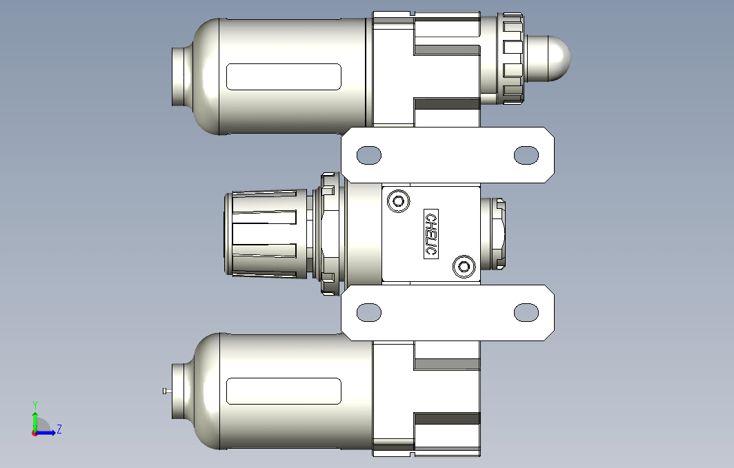 气源处理元件三点式组合3D-NC-200-01-BG系列