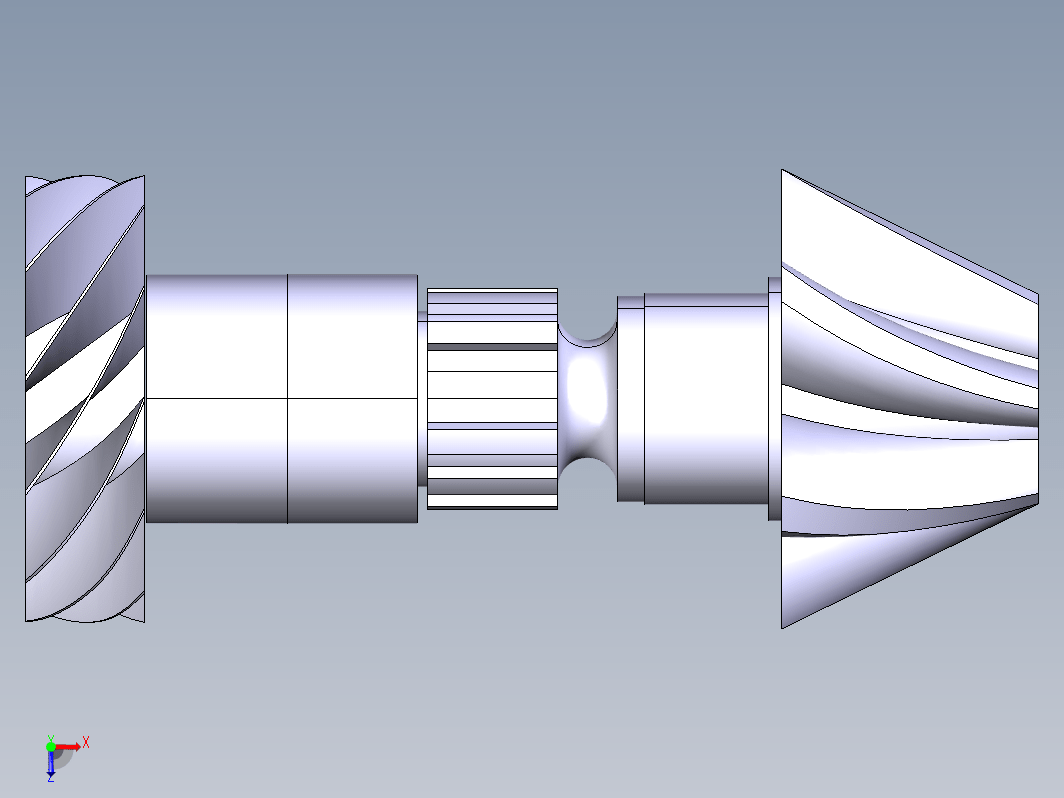 Catia 涡轮增压器内部