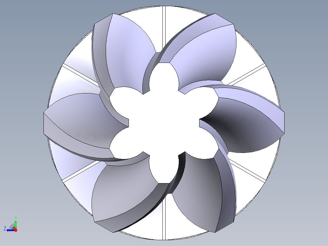 Catia 涡轮增压器内部