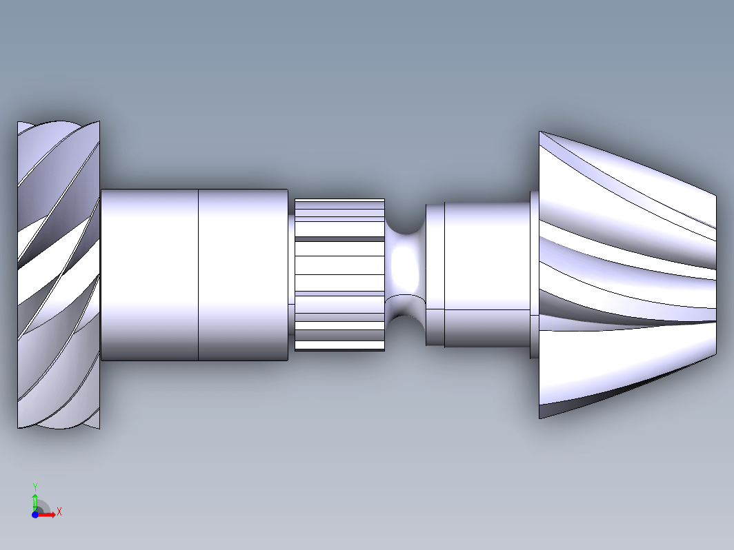 Catia 涡轮增压器内部