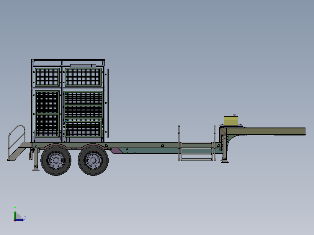 变电站low bed拖车