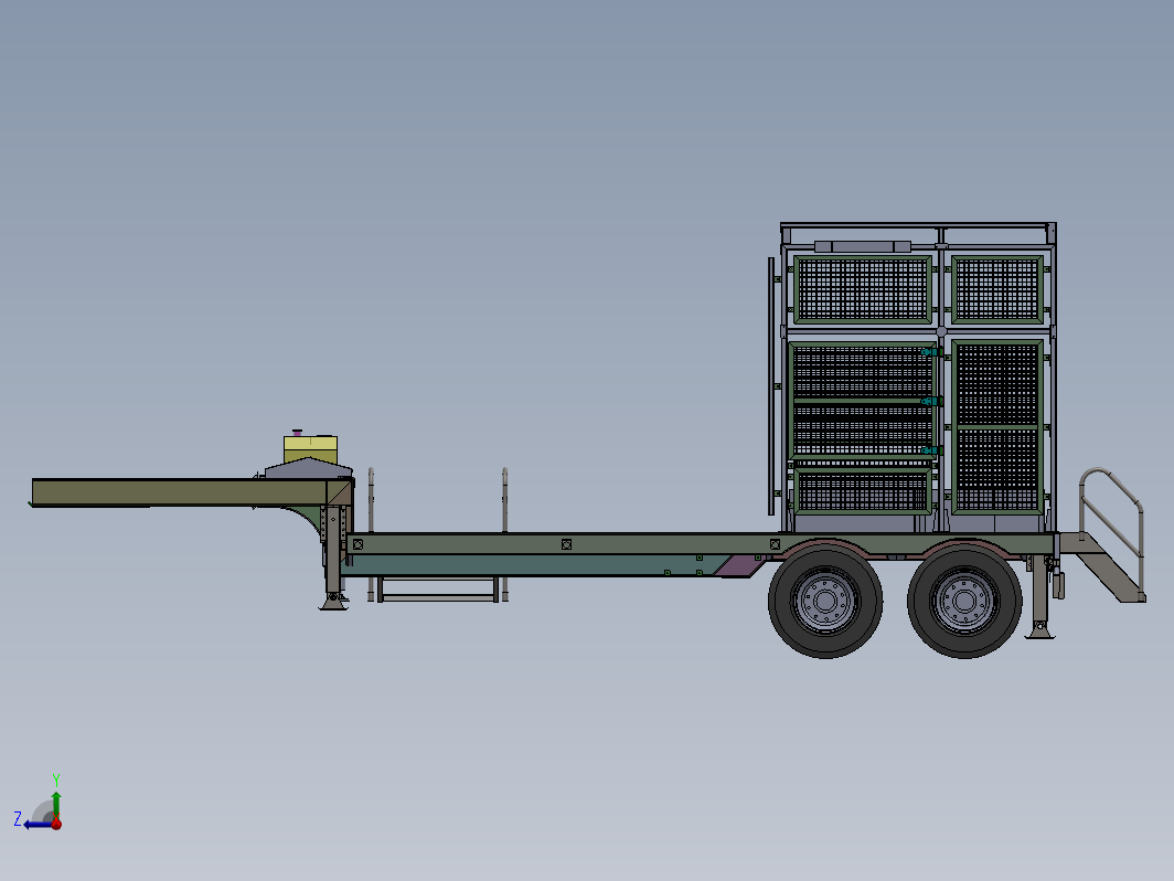 变电站low bed拖车