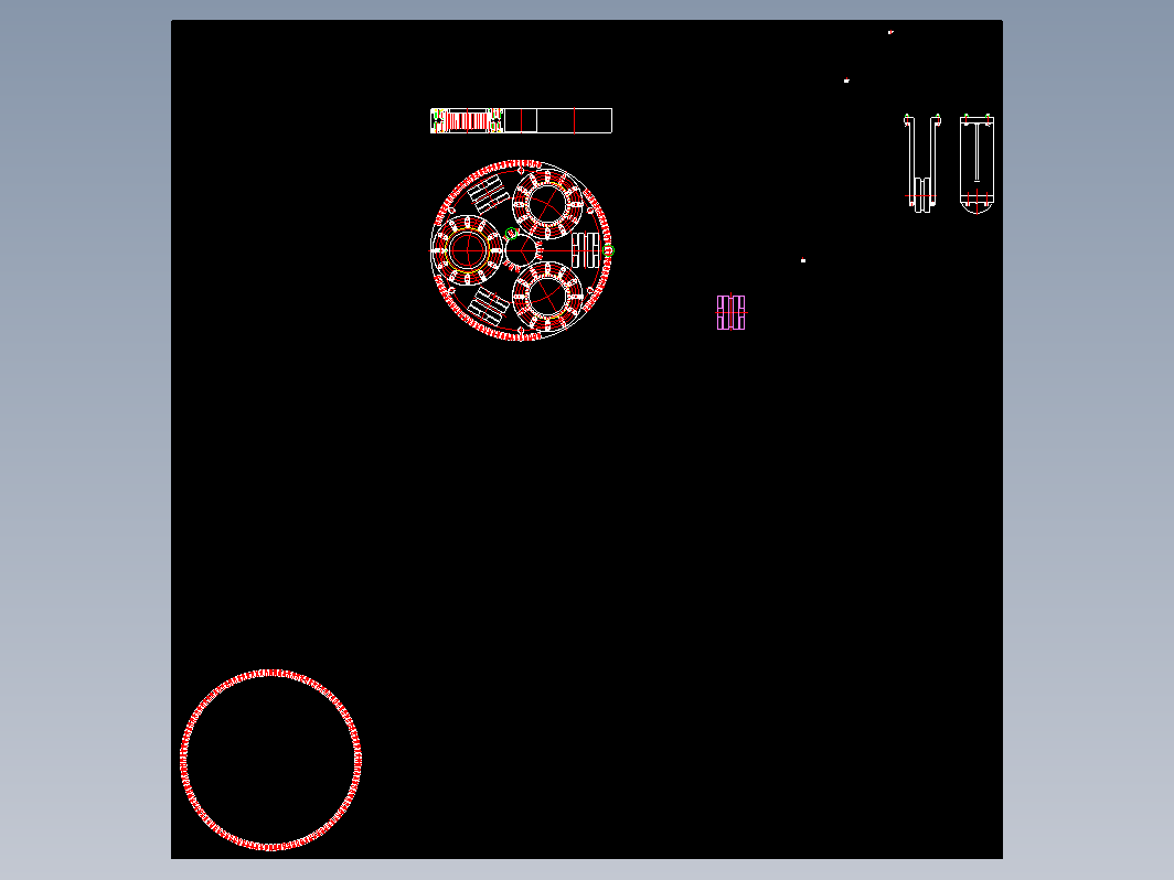 回旋冲击钻钻具星型运动结构设计