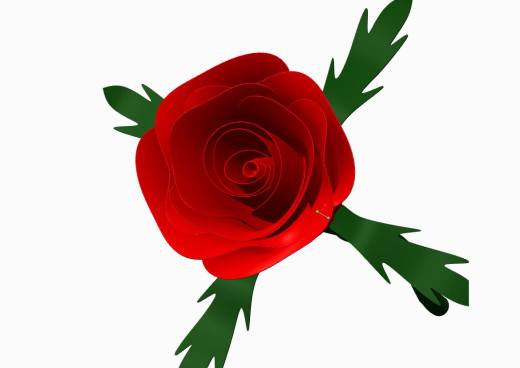 一支红玫瑰花缩略图