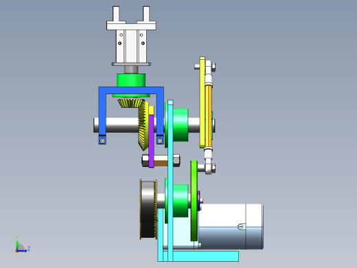 90度翻转及自转180度机构设计缩略图
