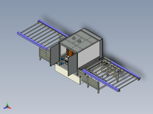 非标自动化钣金研磨机(打磨机)生产模型缩略图
