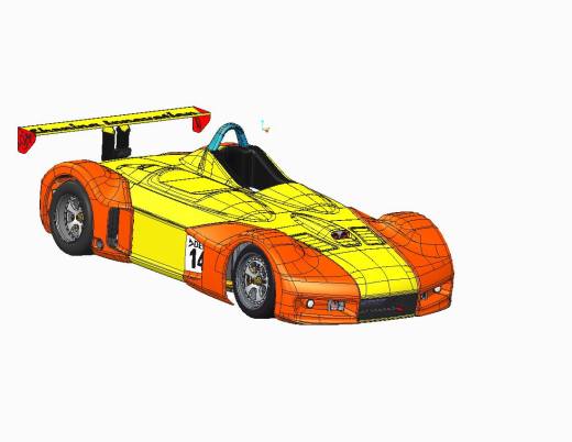 PTC Creo设计的赛车