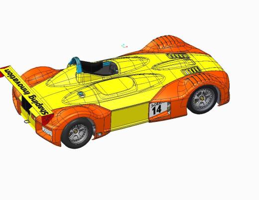PTC Creo设计的赛车缩略图