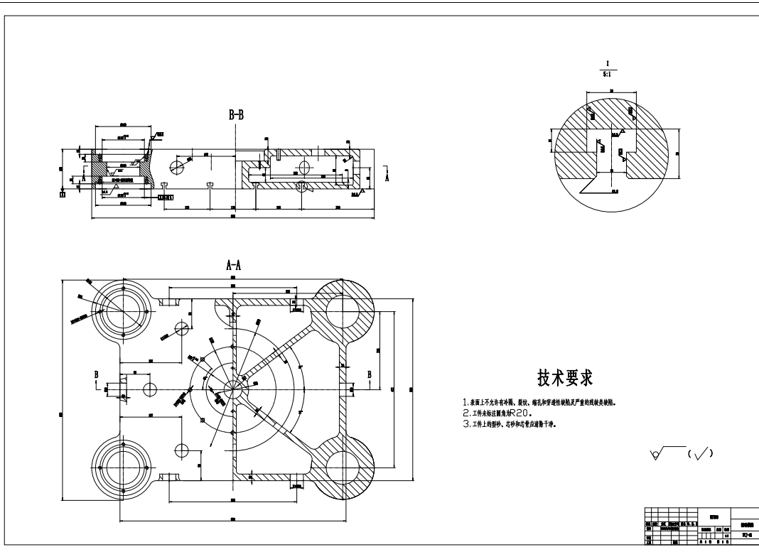 100T四柱液压机液压系统设计CAD+说明书