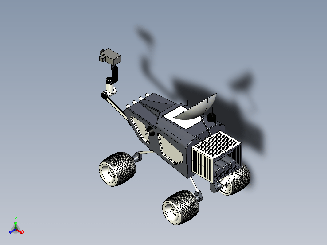 Mars Rover一款概念漫游车