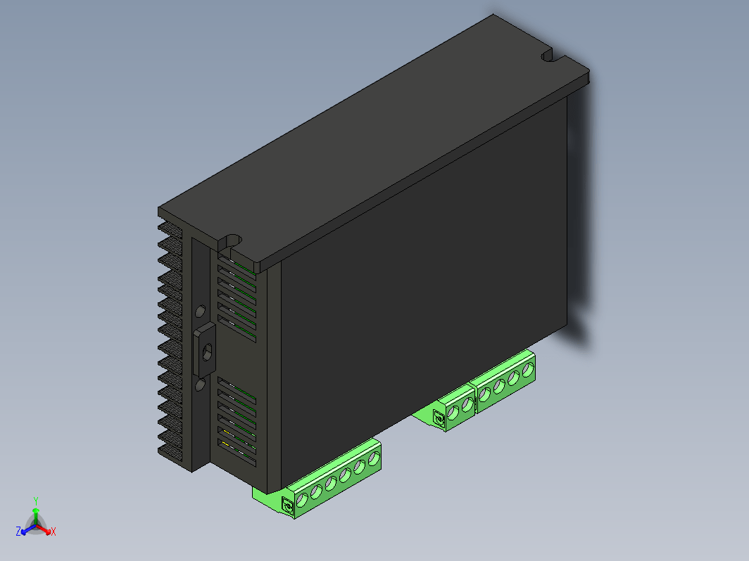 步进驱动器3D图2DM542