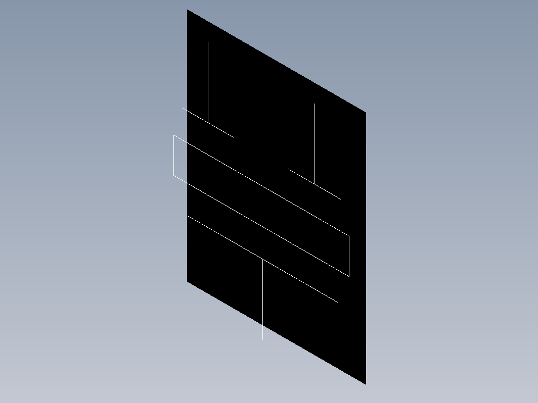 电气符号  具有三个电极的压电晶体 (gb4728_5_4.2)