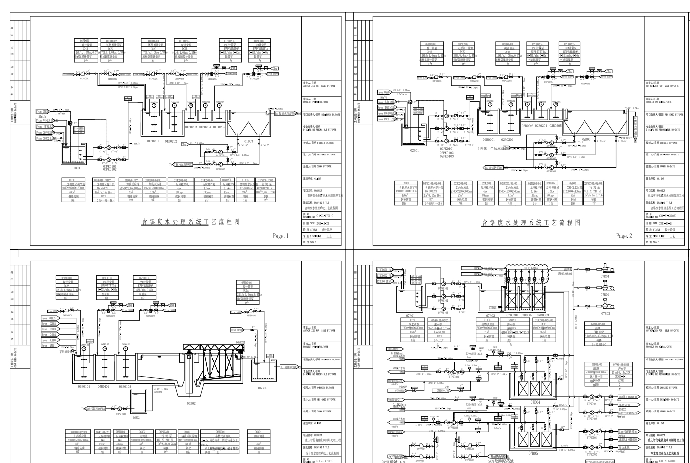 PCB废水工艺流程图（详细）