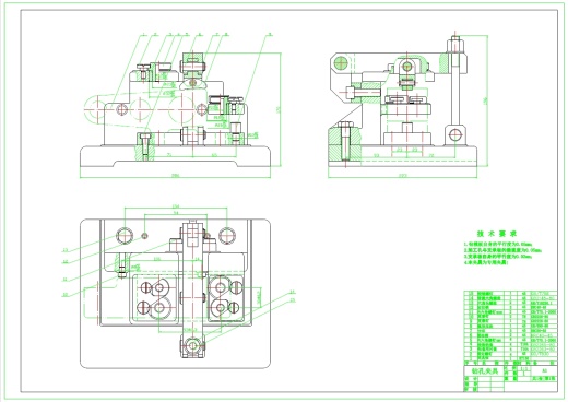 机床CA6104后托架课程设计+CAD+说明书缩略图